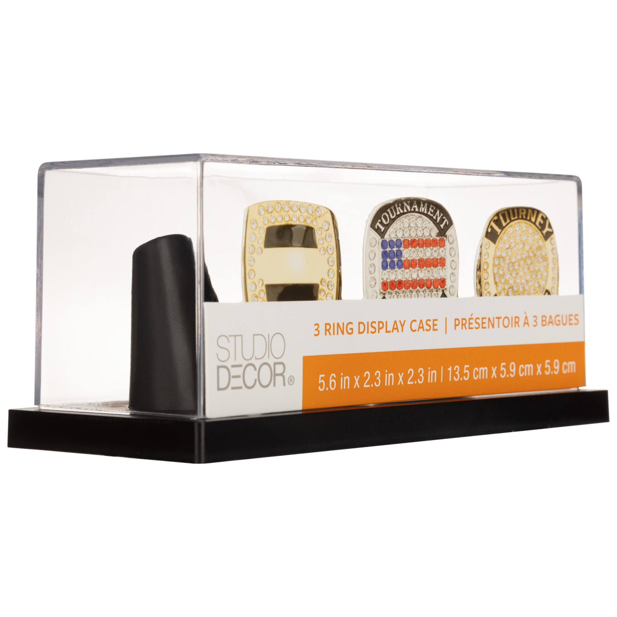 5.3" 3-Ring Championship Display Case by Studio Décor®